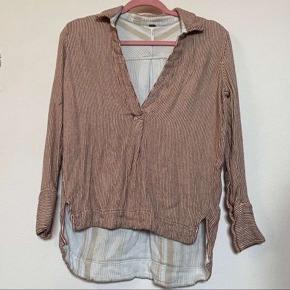 FP | On the Road Striped Tunic Top